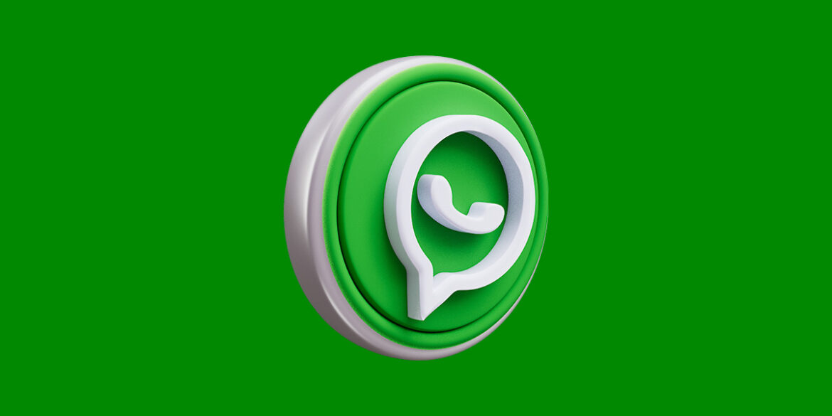 Botão do WhatsApp no site - A imagem que ilustra o tema tem o fundo verde escuro e, no meio, tem a logo do WhatsApp em destaque.