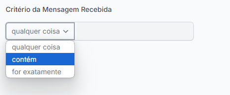 Critério do gatilho do agente inteligente