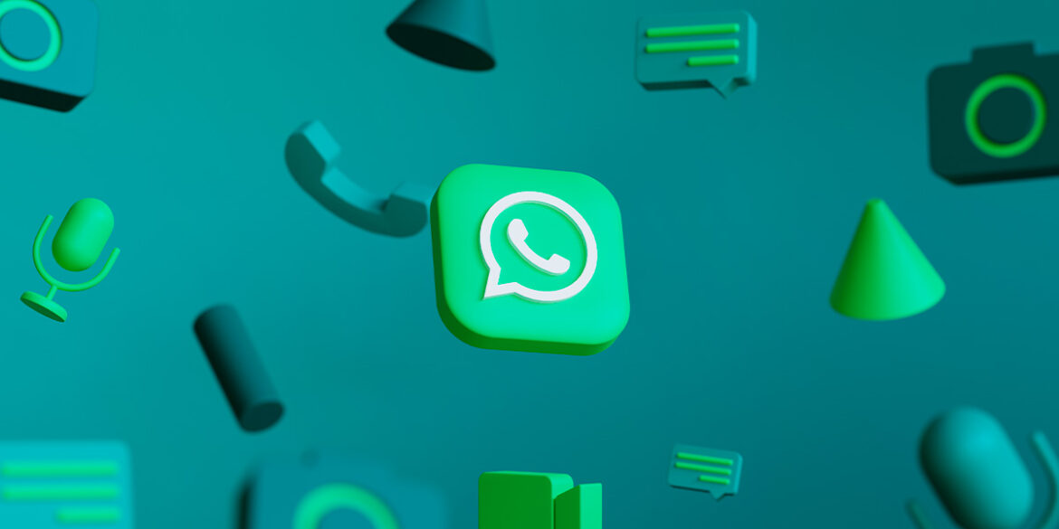 Arte com o logotipo do WhatsApp